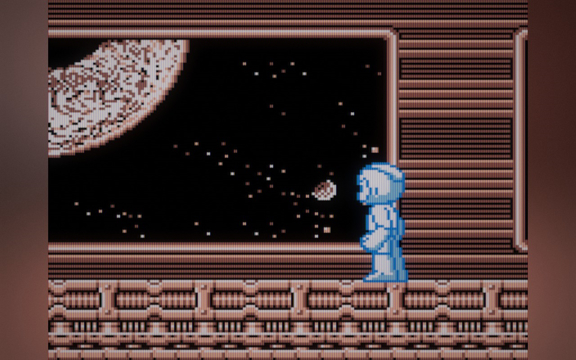 For some reason the GB Mega Man games mostly take place in space..